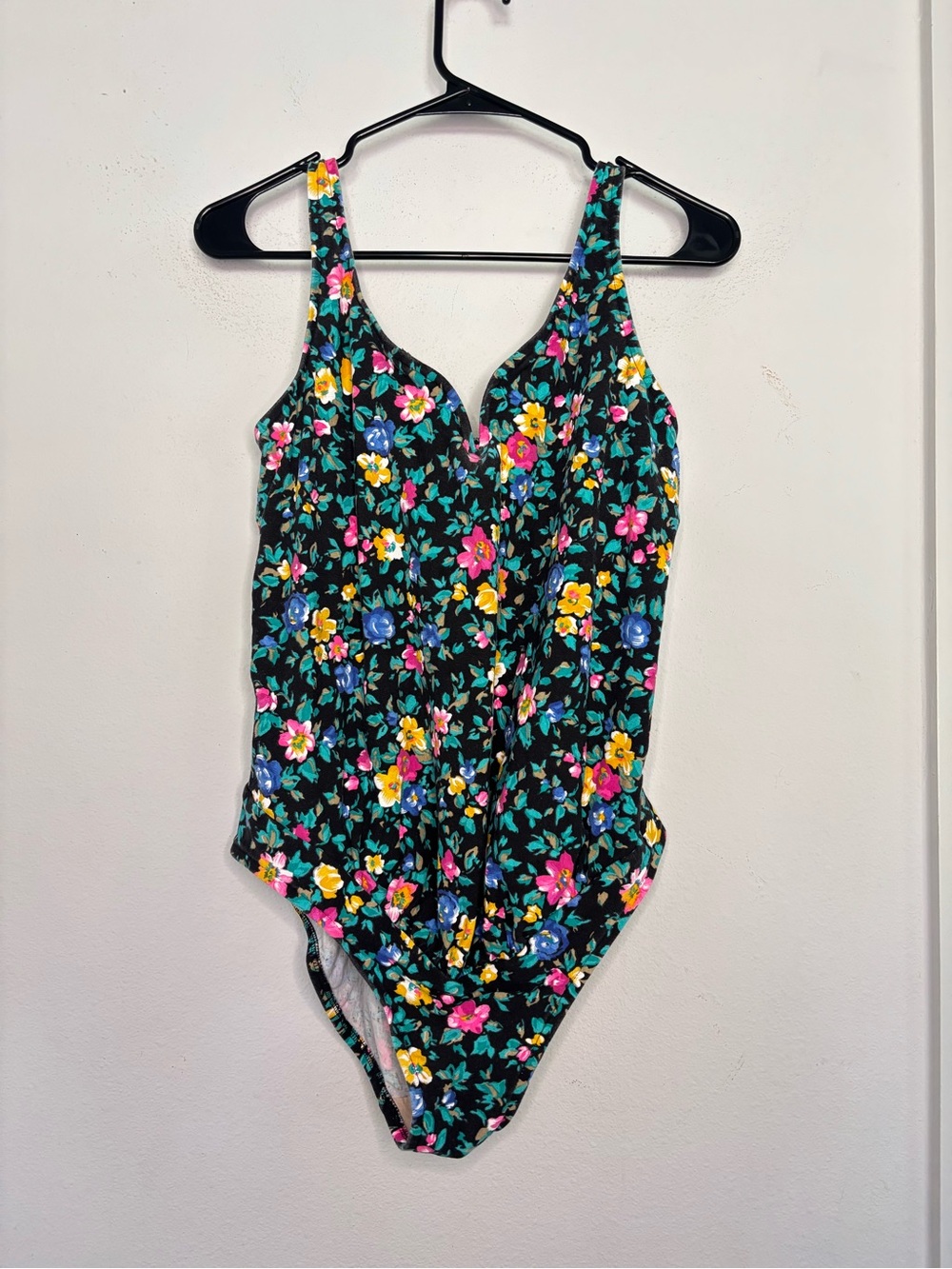 HONORS MATERNTIY VINTAGE FLORAL PRINTED SWEETHEART BODYSUIT SZ LARGE